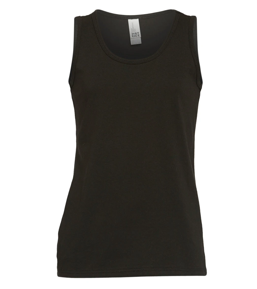 Girl's Ribbed Neck Tank Top