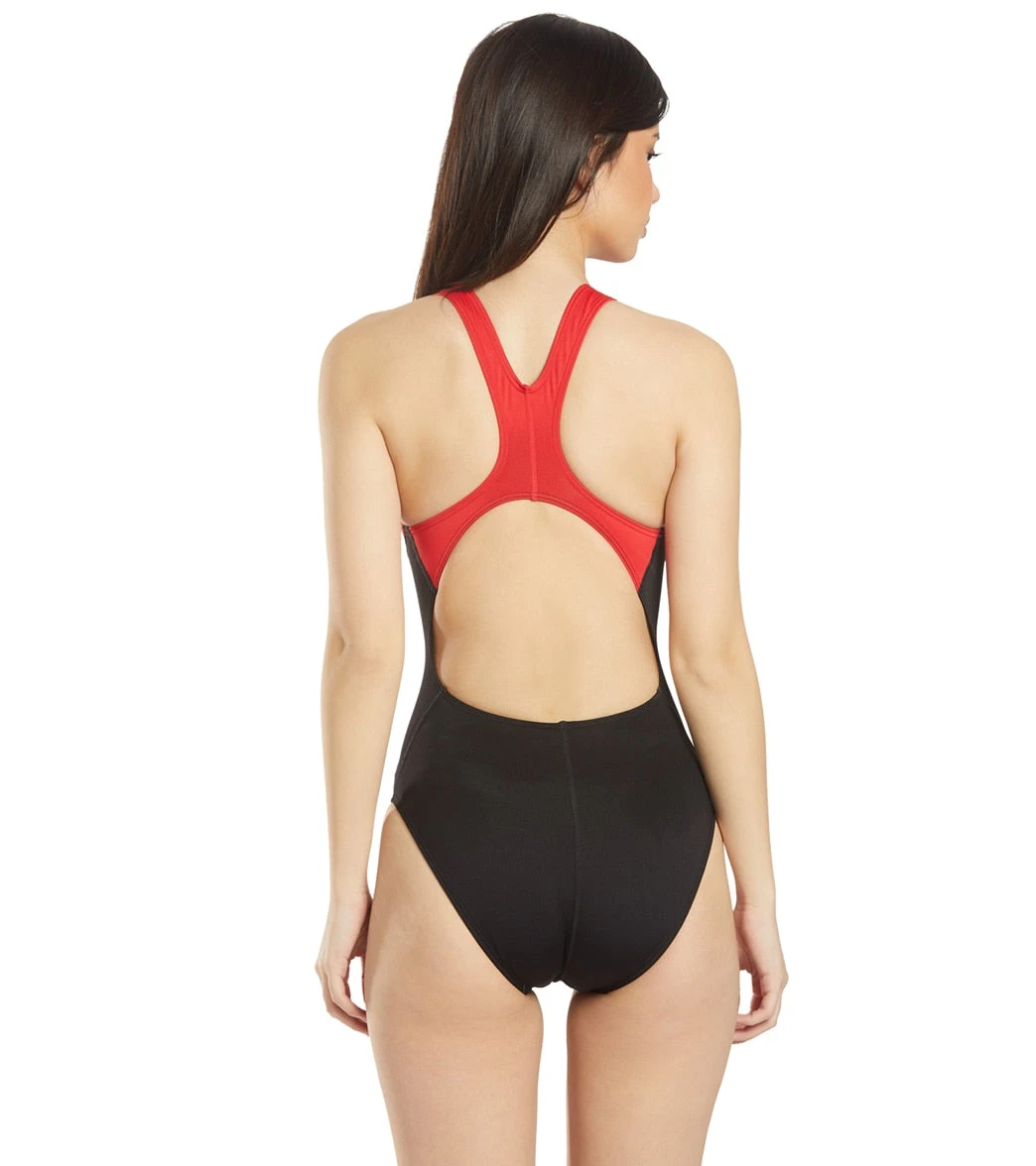 Women's Surf Splice Wave Back One Piece Swimsuit - Image 3