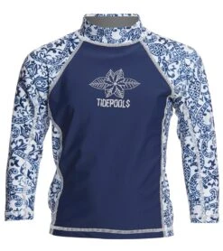 Girls' Pineapple Long Sleeve UV 50+ Rashguard (Toddler, Little Kid, Big Kid)