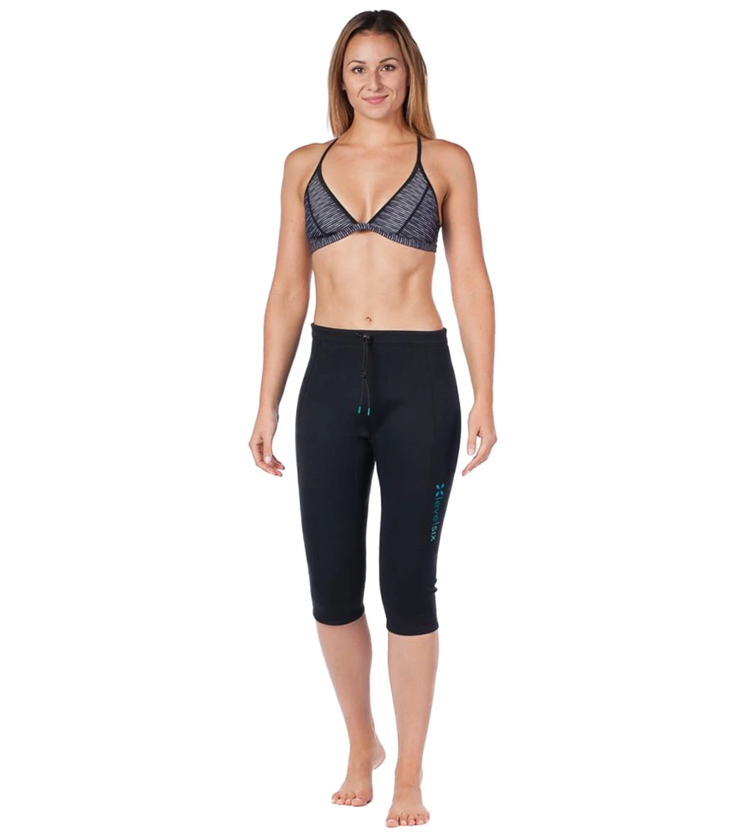 Level Six Women's 0.5MM Convection Neoprene Wetsuit Capri Pant - Image 3