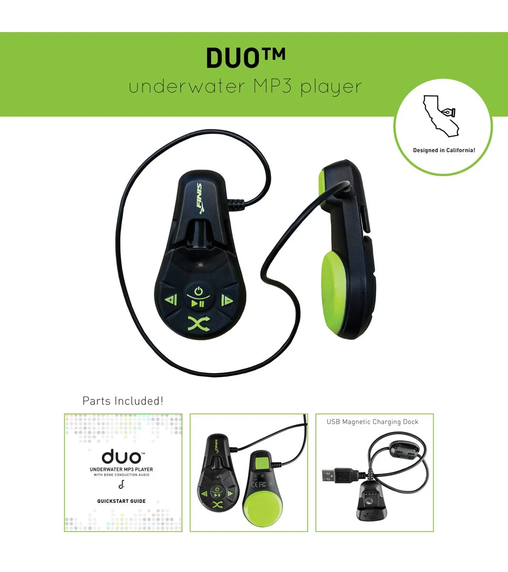 FINIS Duo Underwater Bone Conduction MP3 Player - Image 9
