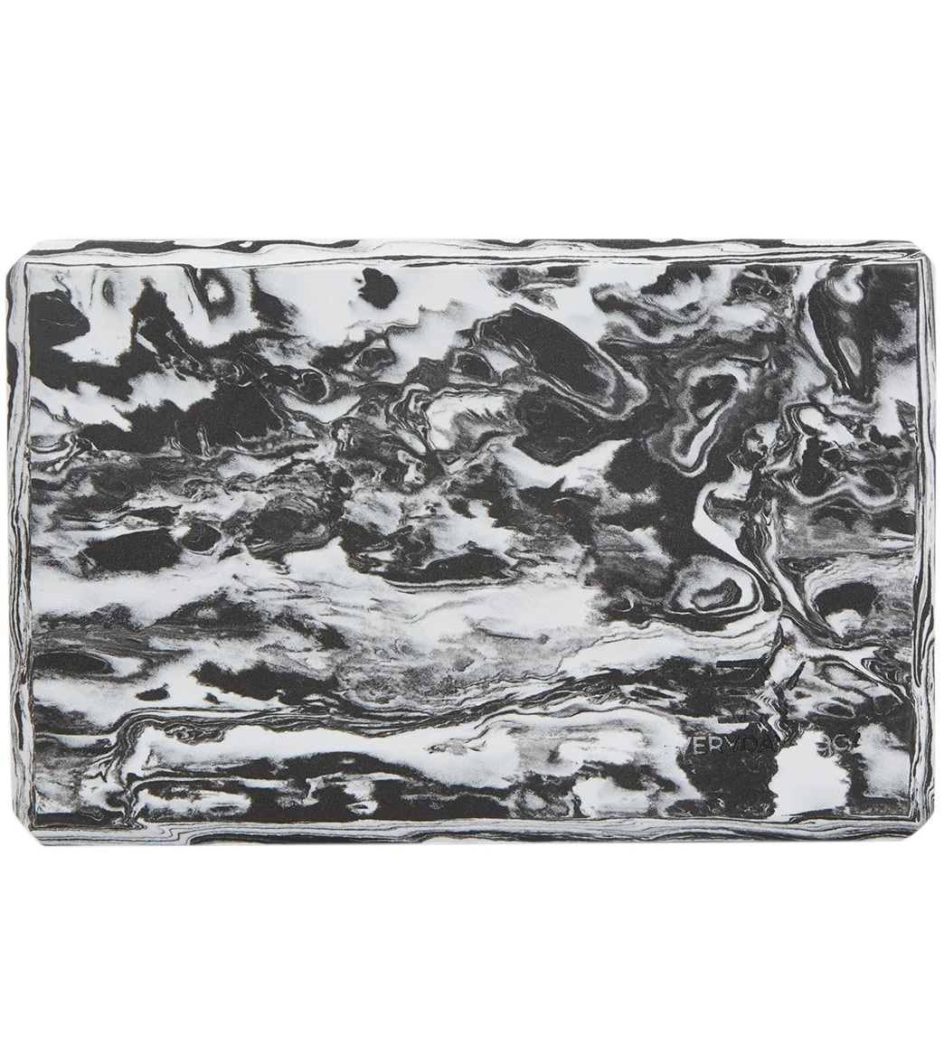 4 Inch Marbled Foam Yoga Block - Image 4
