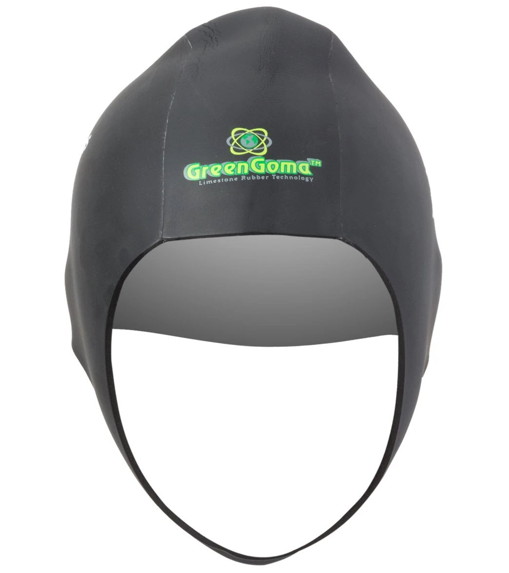 GreenGoma Rubber Swim Cap - Image 2