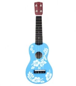 Ukulele Floral Face Painted 20"