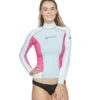 Mares Women's Trilastic Pink Long Sleeve Rashguard