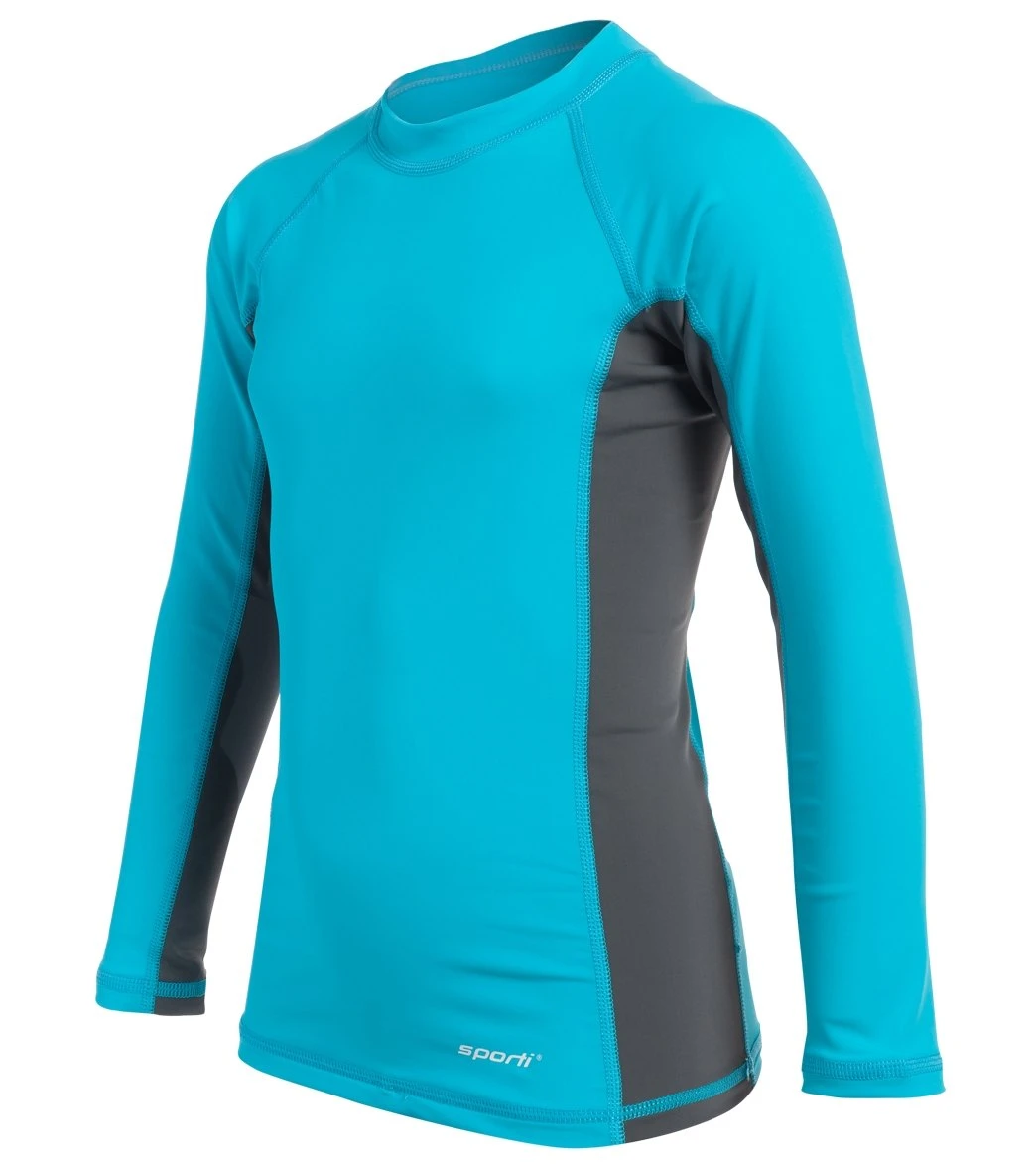 Youth Unisex L/S UPF 50+ Sport Fit Rash Guard - Image 2