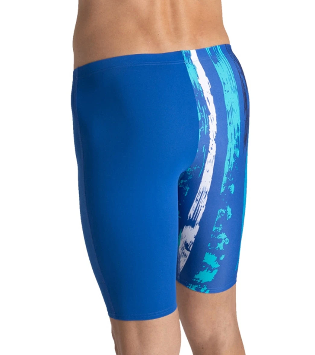 Arena Men's Team Painted Stripes Jammer Swimsuit - Image 2