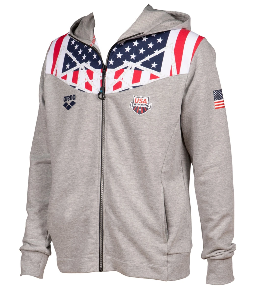 Arena Unisex OG Hooded Front Zip Jacket - Image 2