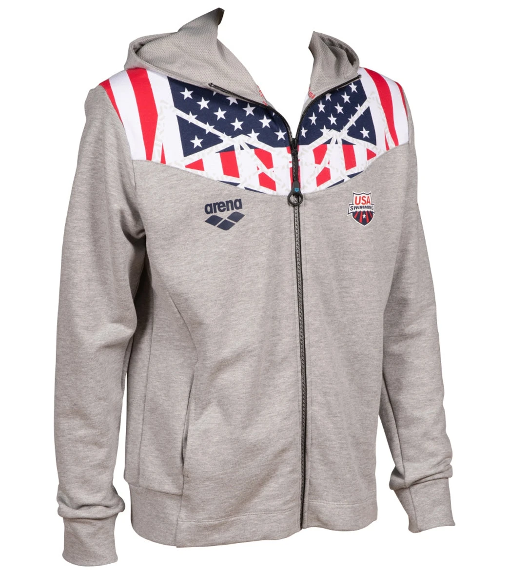 Arena Unisex OG Hooded Front Zip Jacket - Image 3