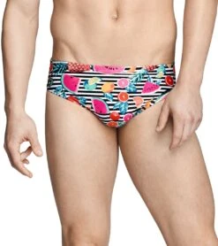 Speedo Men's Printed Brief Swimsuit