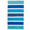Dohler Sea Tone Stripes Beach Towel 30”X 60”