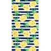 Dohler Pineapple Stripes Beach Towel 30”X 60”