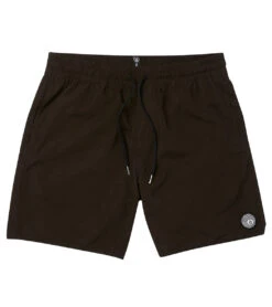 Volcom Men's 16" Lido Solid Swim Trunks