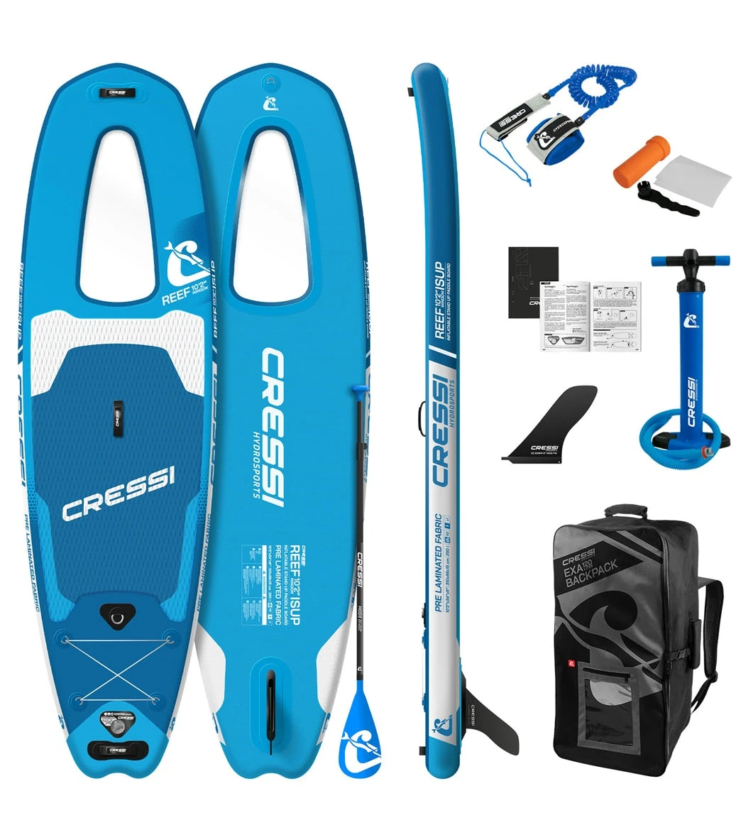 CRESSI Reef Window 10β2ββ Inflatable SUP Set