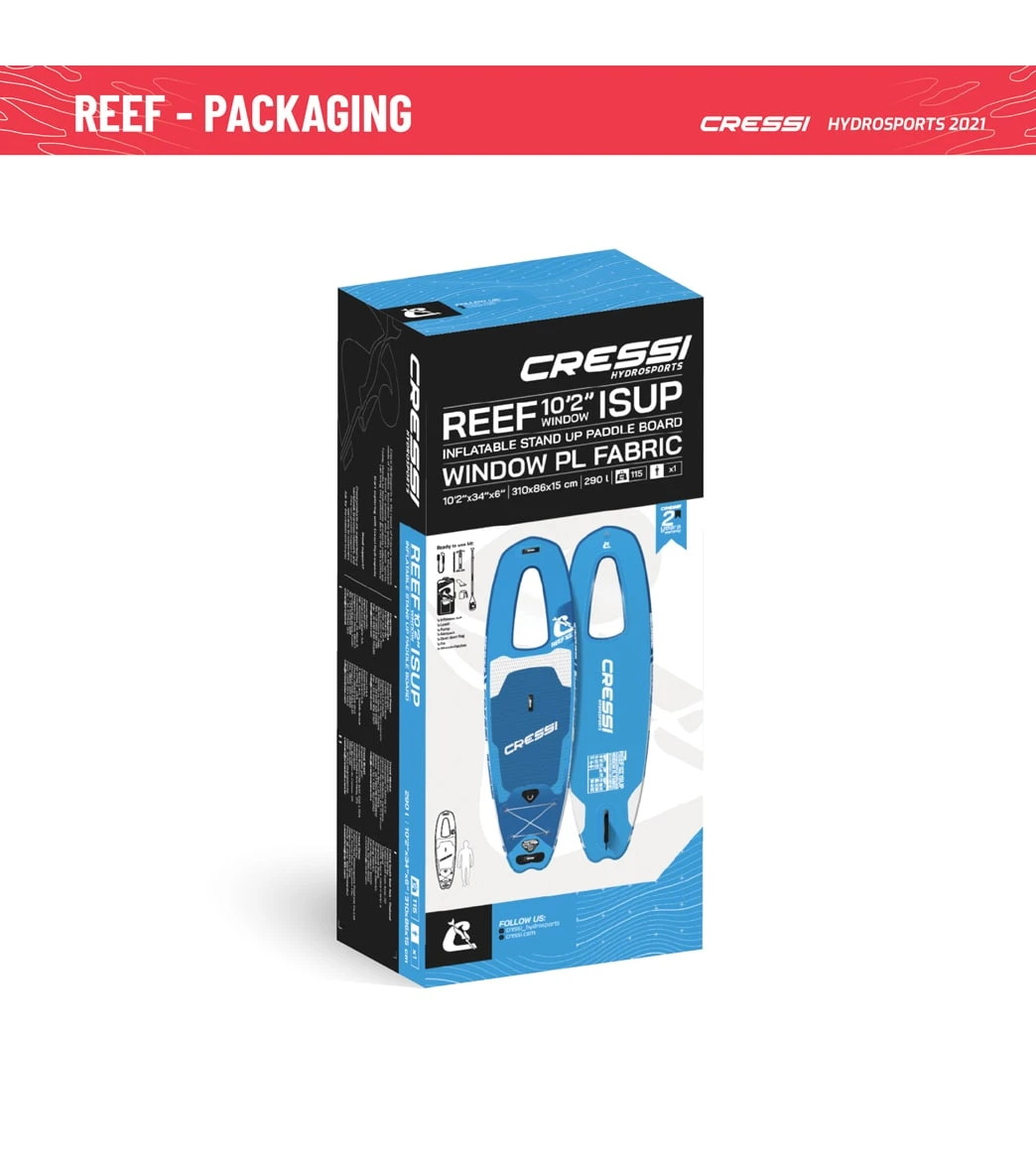 CRESSI Reef Window 10β2ββ Inflatable SUP Set - Image 8