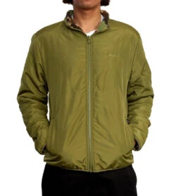 RVCA Men's Ditch Reversible Fleece Jacket