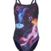 Jelly Fish Thin Strap One Piece Swimsuit Youth (22-28)