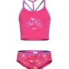 Nike Girls' Fun Forest T-Crossback Two Piece Midkini Set(Big Kid)