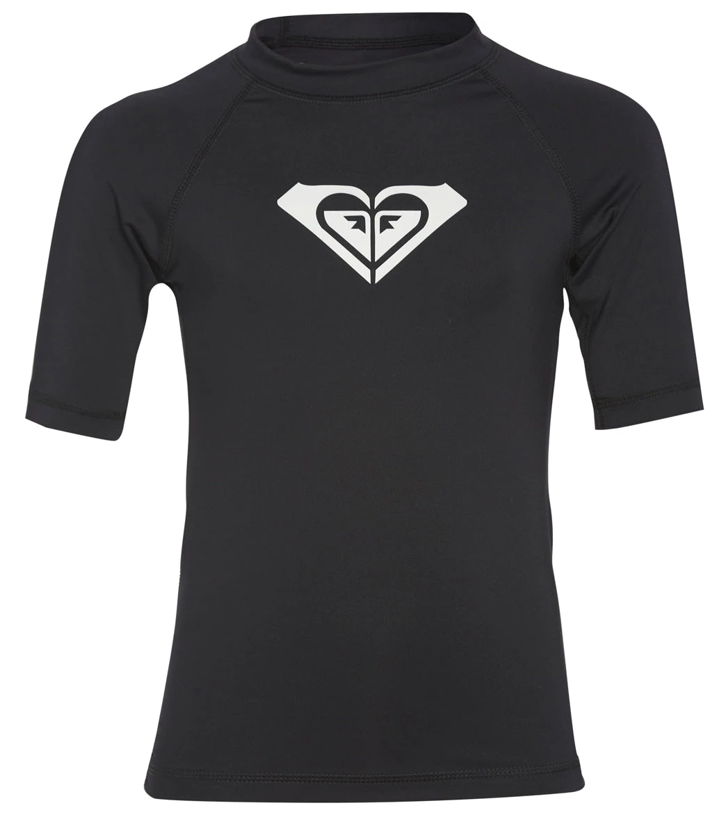 Roxy Girls' Wholehearted SS Rashguard (Big Kid)