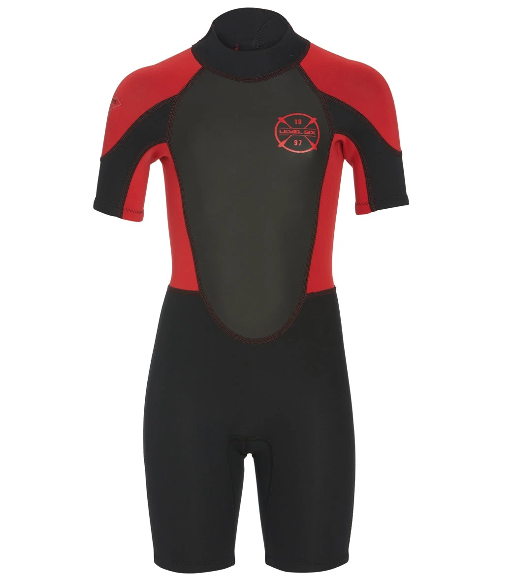 Level Six Youth 2.5mm Shorty Neoprene Wetsuit