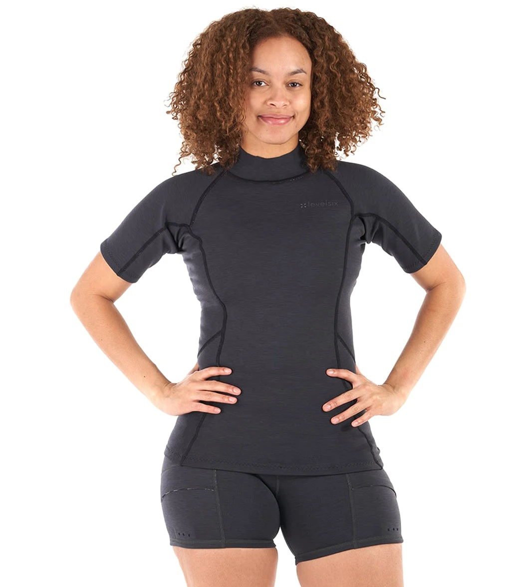 Level Six Women's 0.5mm Sombrio Short Sleeve Neoprene Top