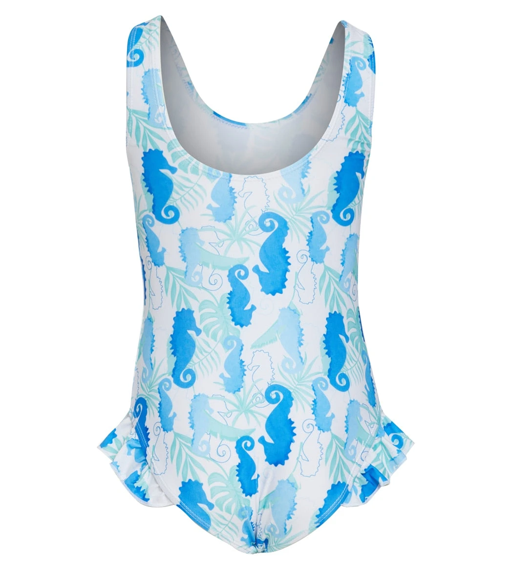 Girls' Seahorse Reef Delaney UPF 50+ Delaney One Piece Swimsuit (Baby, Toddler, Little Kid) - Image 2