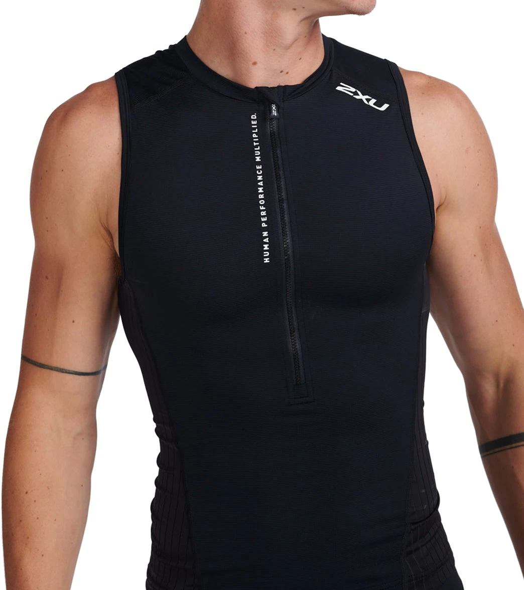 2XU Men's Aero Tri Singlet - Image 5