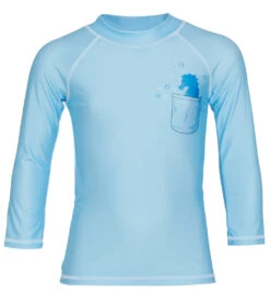 Girls' Seahorse Reef Long Sleeve UPF 50+ Rashguard (Baby, Toddler, Little Kid)