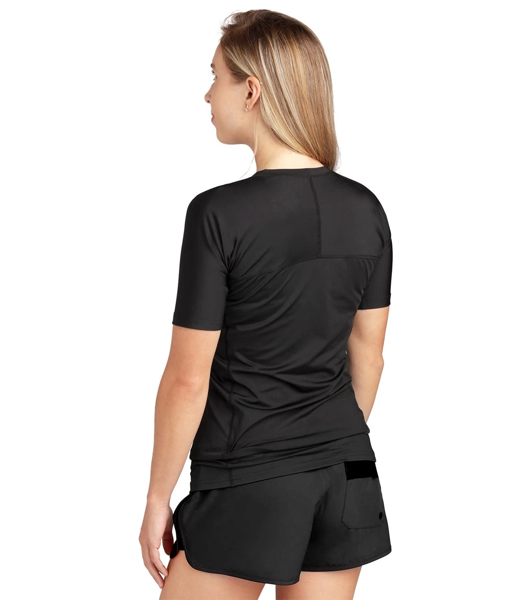 Dakine Women's HD Crew Short Sleeve UPF 50 Rash Guard - Image 2