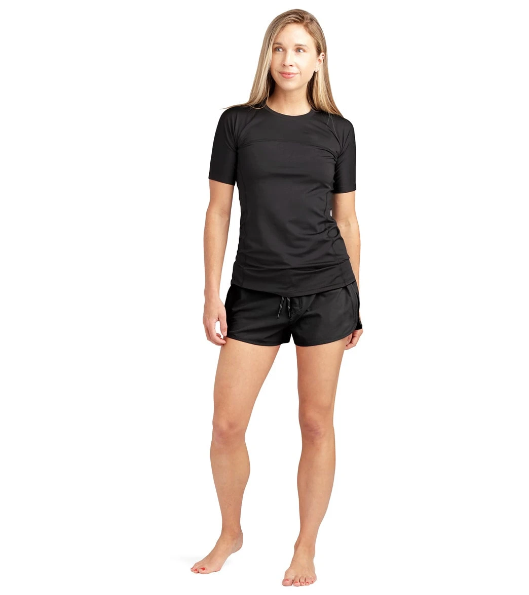 Dakine Women's HD Crew Short Sleeve UPF 50 Rash Guard - Image 3