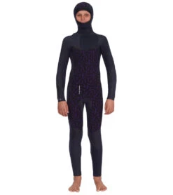 Billabong Youth 5/4mm Absolute Chest Zip Hooded Fullsuit Wetsuit