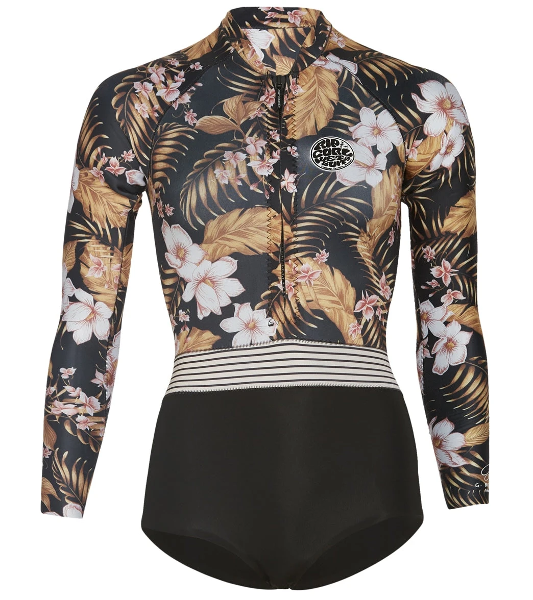Rip Curl Women's 1mm G-Bomb Long Sleeve High Cut Springsuit Wetsuit