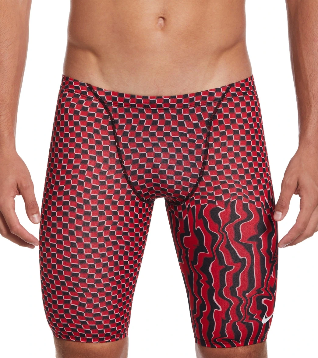 Nike Men's Drippy Check Jammer Swimsuit