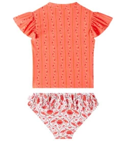 Seafolly Girls' Prague Two Piece Surf Set (Baby, Toddler, Little Kid)