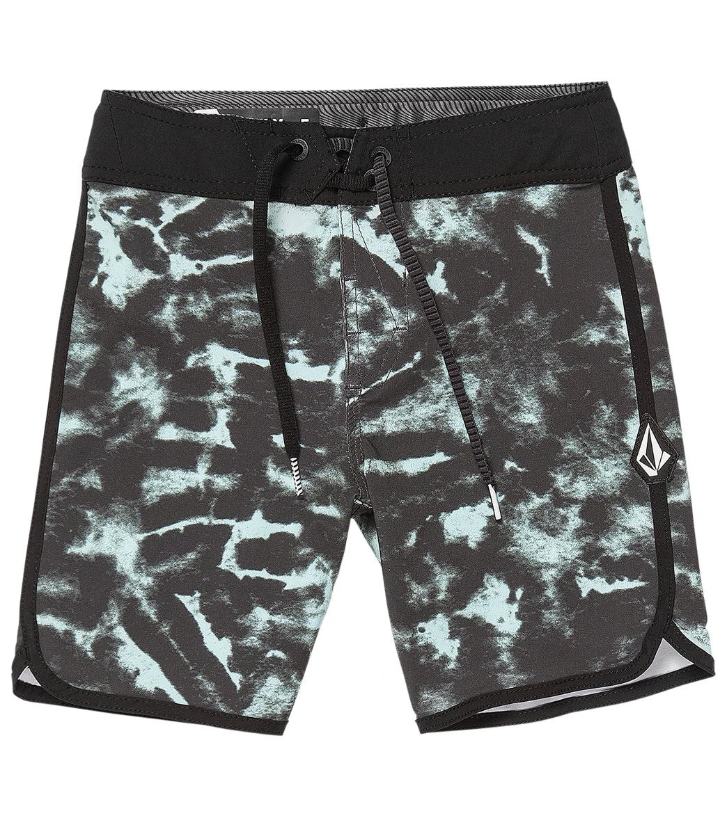 Volcom Boys' Mod Stone Stripe Board Shorts (Toddler, Little Kid)