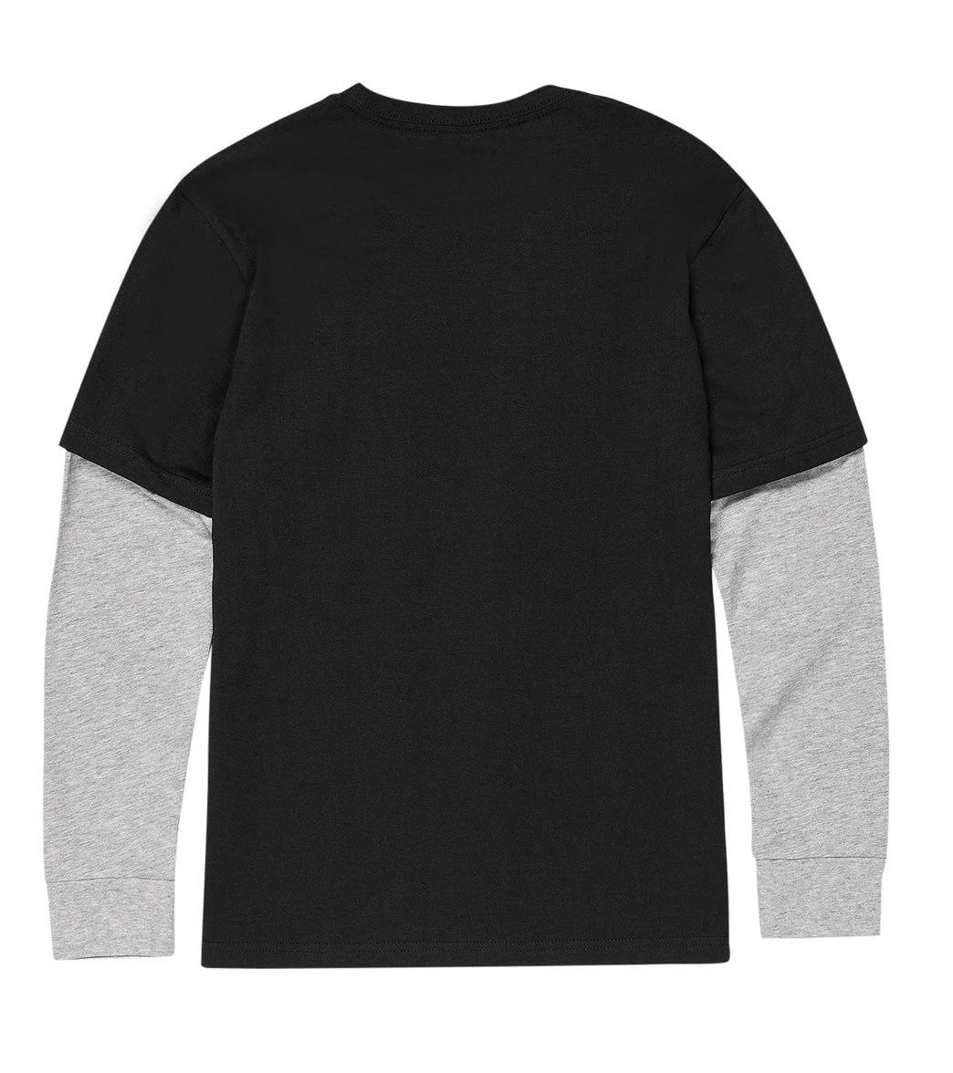 Volcom Boys' Bandstone Twofer Long Sleeve Tee (Big Kid) - Image 2