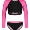 Under Armour Girls' UA Two Piece Rashguard Set (Little Kid, Big Kid)