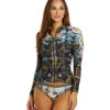 Johnny Was Women's Floral Peace Joy Surf Shirt