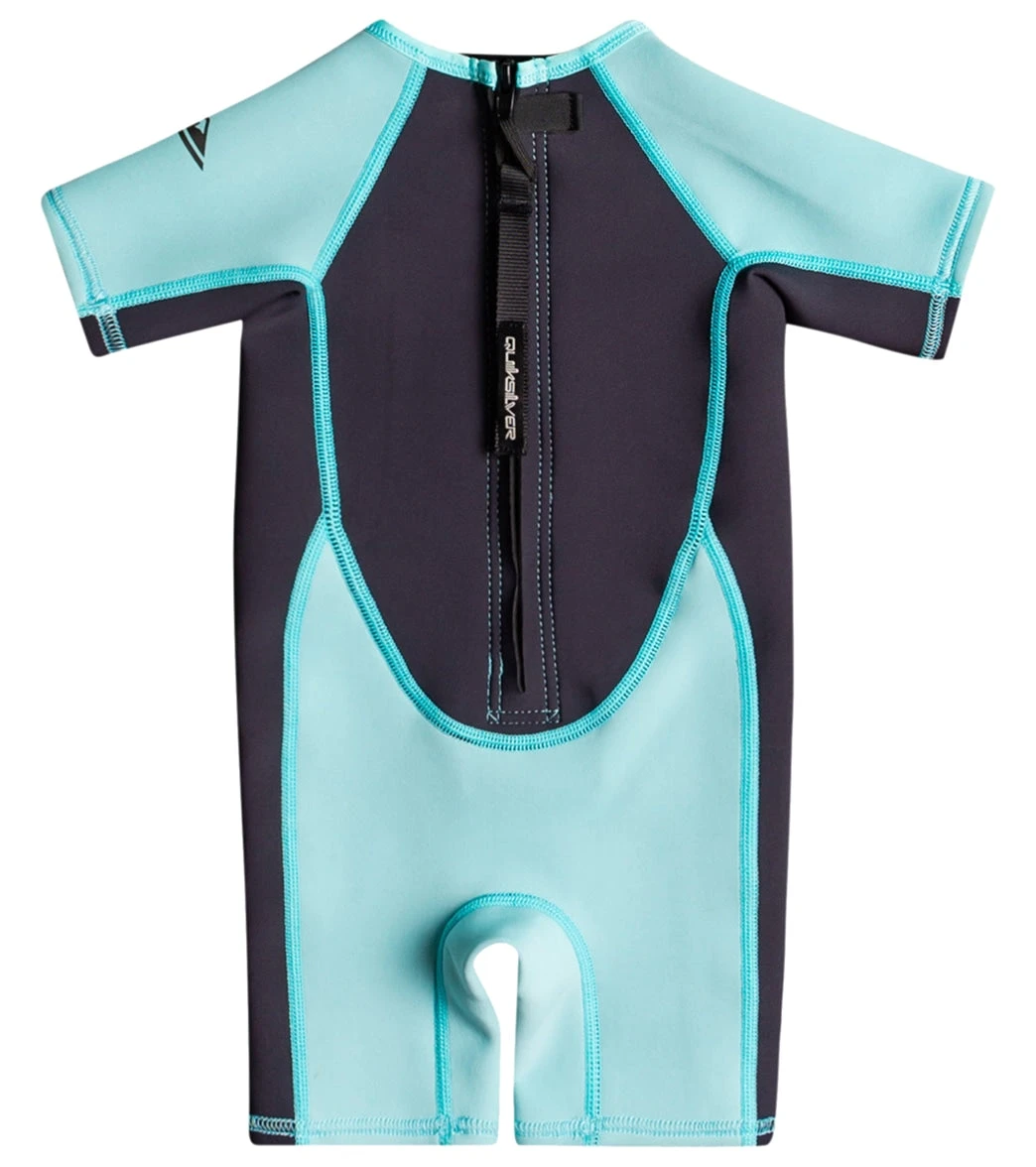 Quiksilver Youth 1.5mm Toddler Back Zip Short Sleeve Springsuit Wetsuit - Image 2