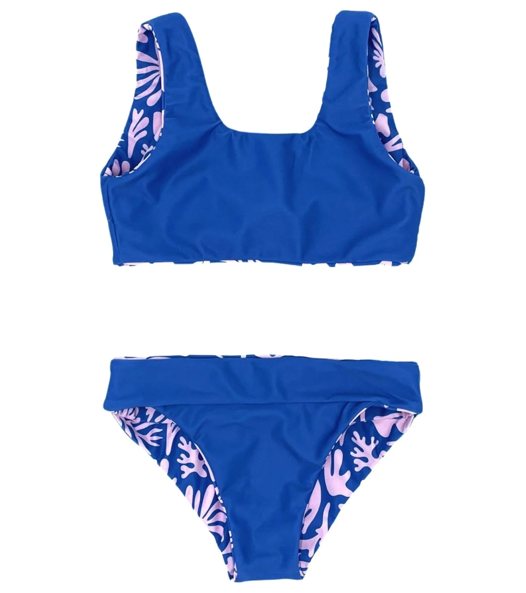 Girls' Island Hopper Reversible Two Piece Reversible Bikini Set (Little Kid, Big Kid) - Image 3