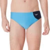 Speedo Vibe Men's Assymetrical Colorblock One Brief Swimsuit