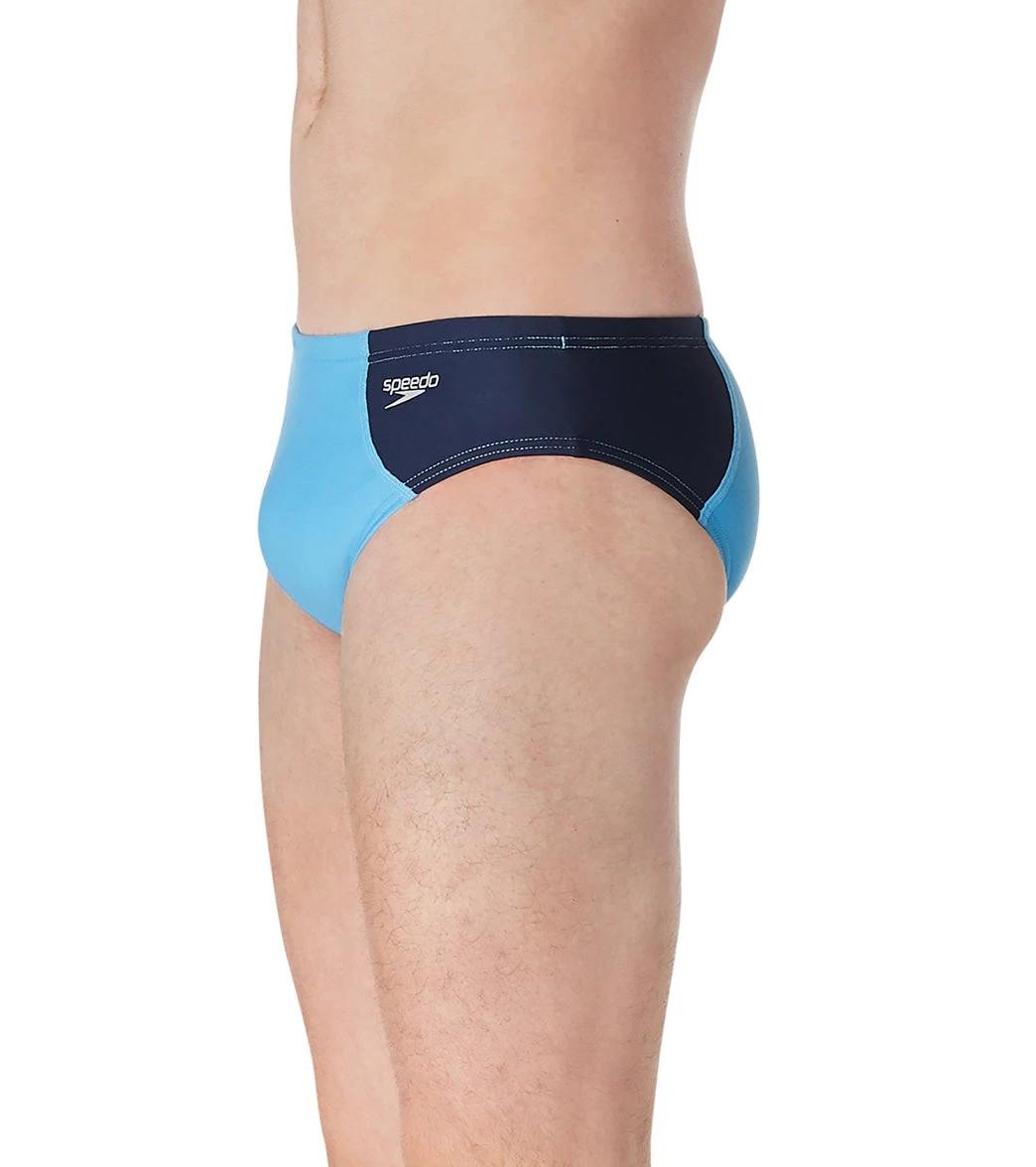 Speedo Vibe Men's Assymetrical Colorblock One Brief Swimsuit - Image 2