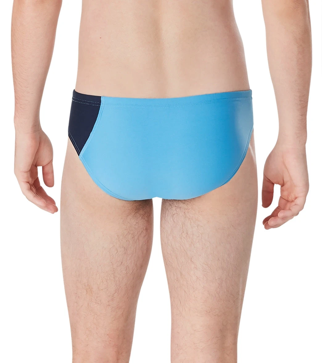 Speedo Vibe Men's Assymetrical Colorblock One Brief Swimsuit - Image 3