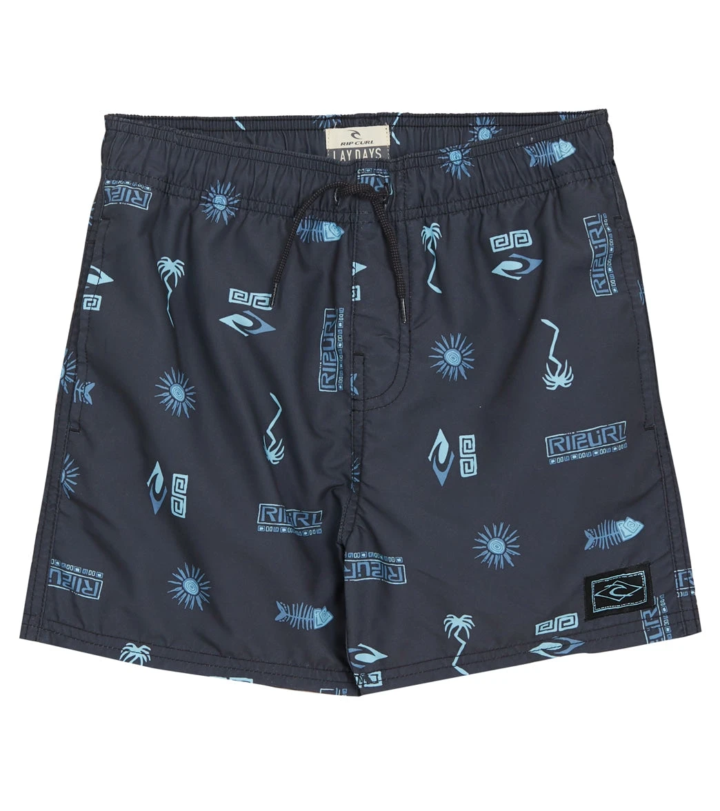 Rip Curl Boys' Tube Heads Sun Swim Trunks (Big Kid)