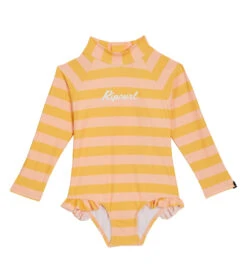 Rip Curl Girls' Vacation Club Long Sleeve One Piece Swimsuit (Toddler, Little Kid)