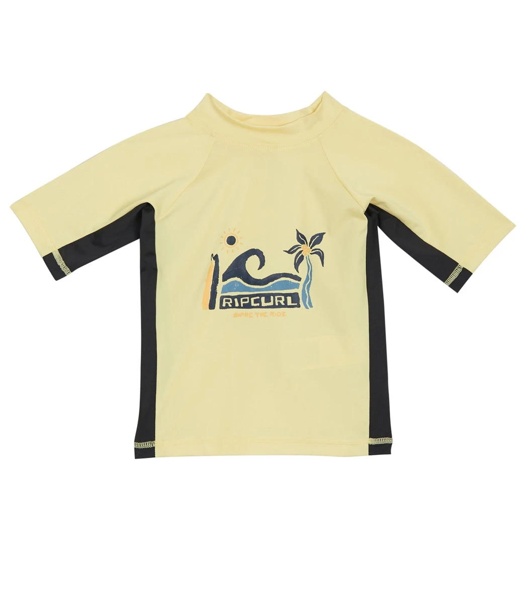 Rip Curl Boys' Gremlin Surf Short Sleeve Rashguard (Toddler, Little Kid)